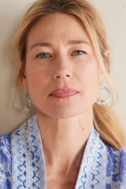 Cressa Crystal Hoop Earrings