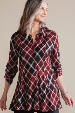 Joelle Plaid Tunic