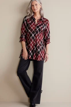 Joelle Plaid Tunic