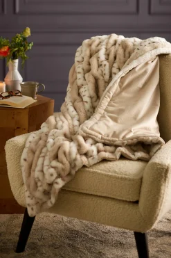 La Parisienne Faux Fur Throw