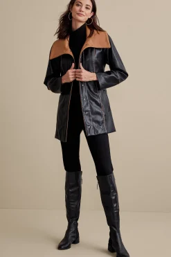Lausanne Faux Leather Jacket