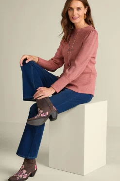 Melina Waffle Pullover