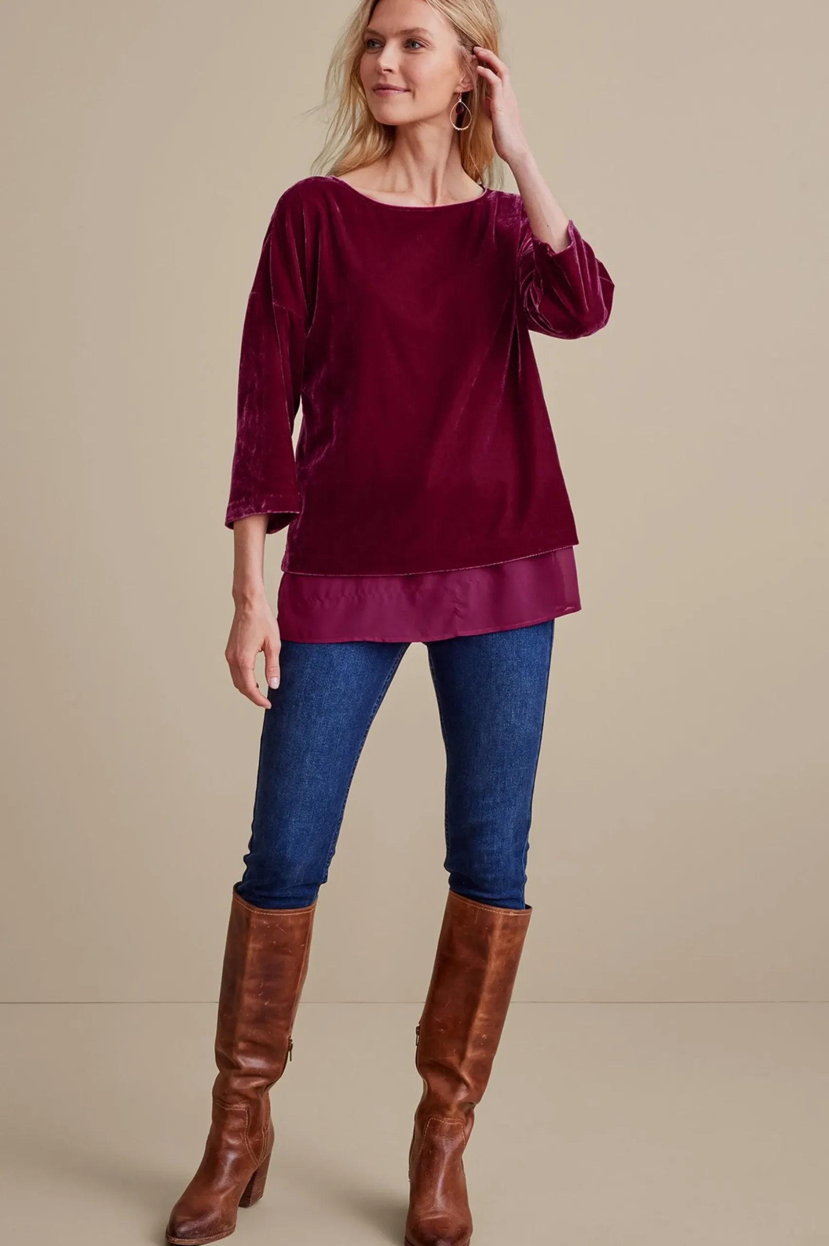 Millie Velvet Tunic