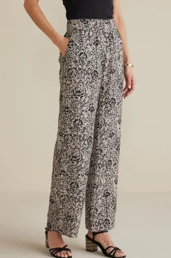 Oceo Gauze Wide-Leg Pants