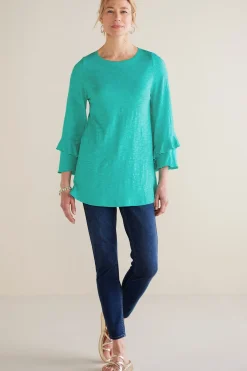 Petites Erin Linen Blend Tunic