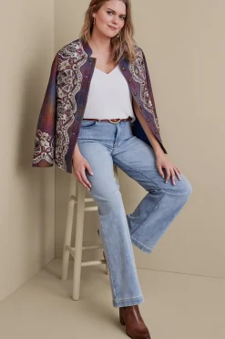 Petites Ultimate Denim Wide Leg Jeans