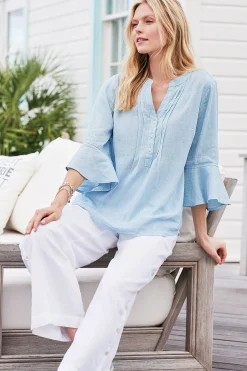Raisa Linen Blend Top