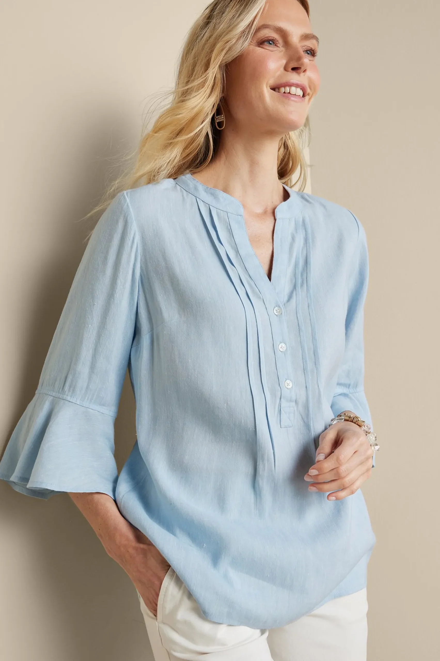 Raisa Linen Blend Top