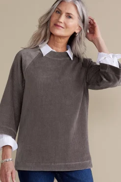 Samina Corduroy Pullover