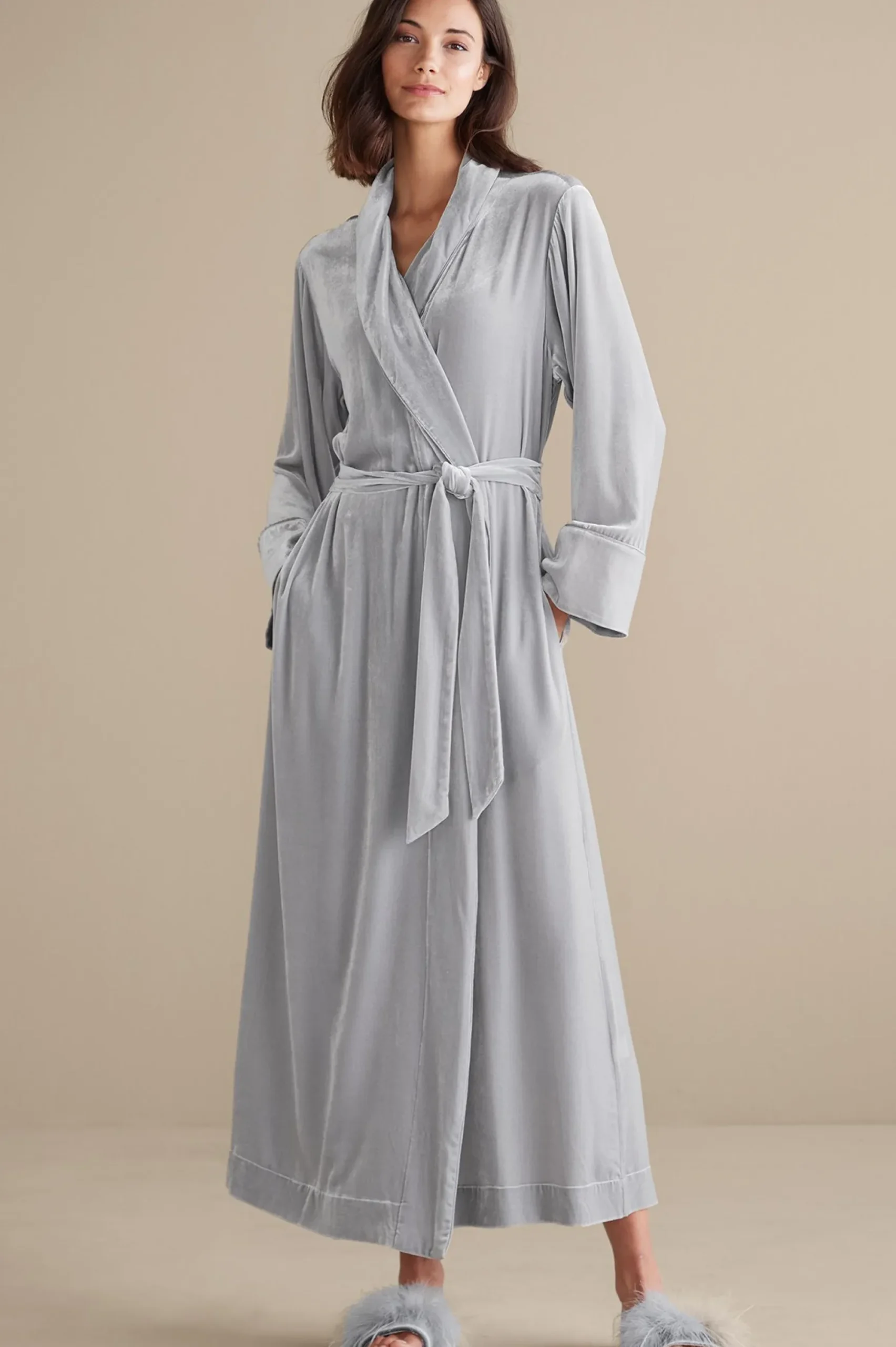 Silk Velvet Robe