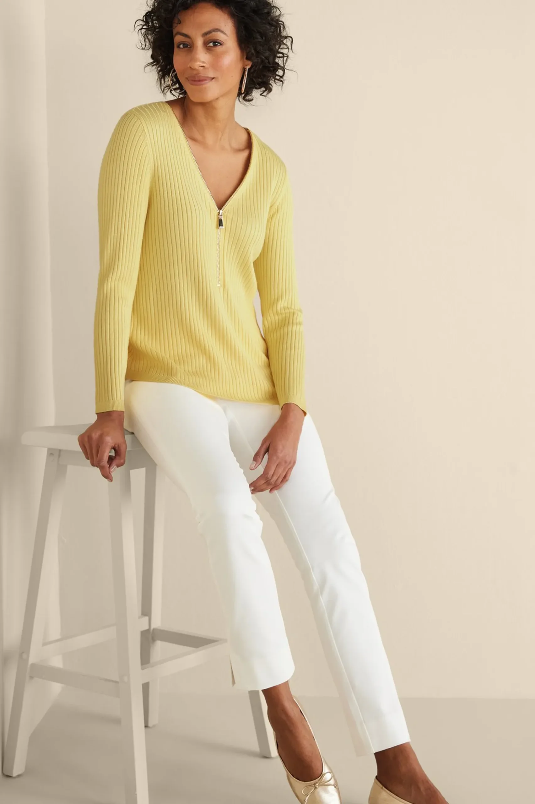 Soft Essential™ Ribbed Valentina Sweater